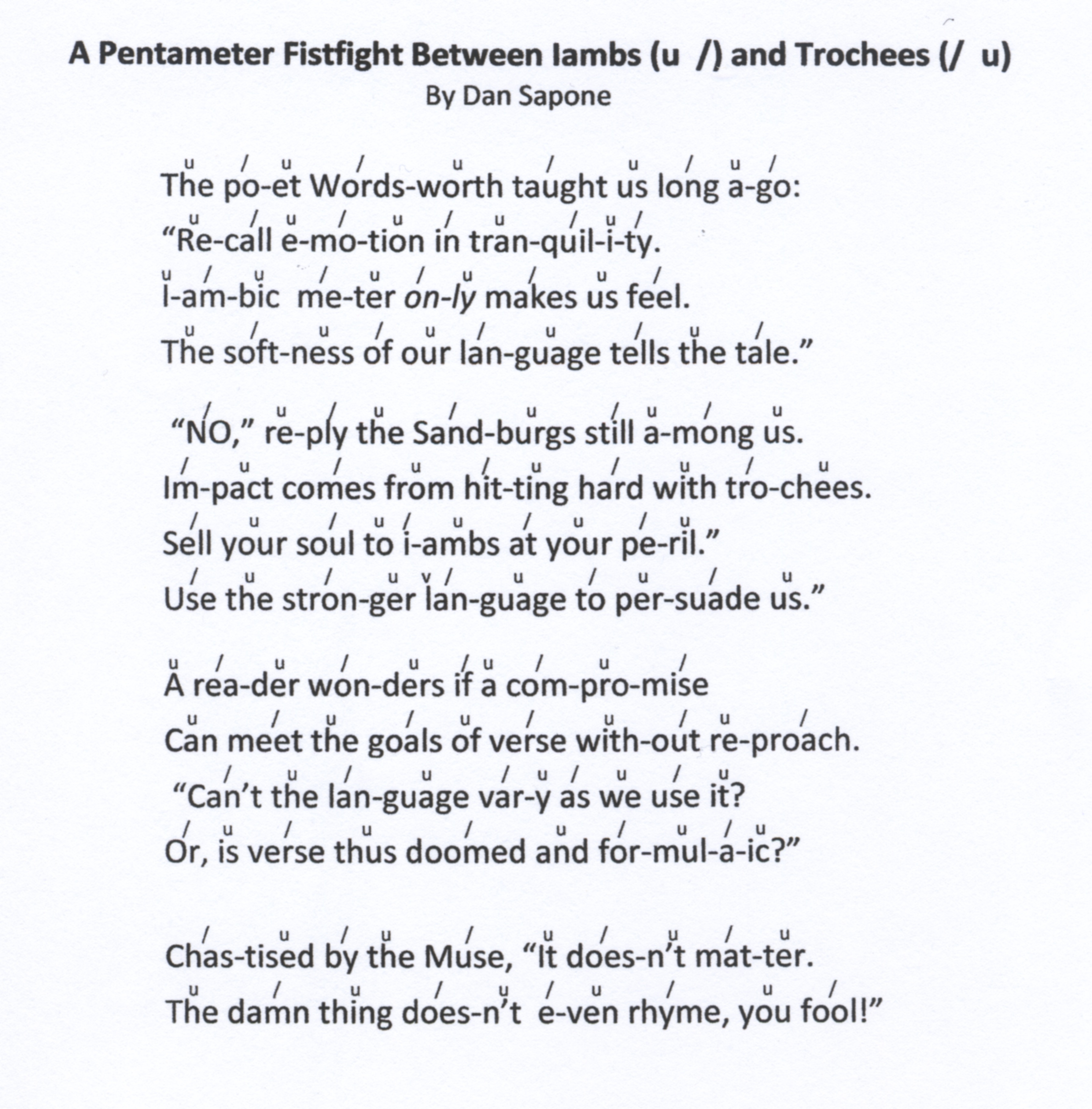 iambic pentameter shakespeare sonnet